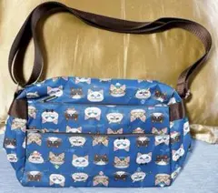 猫 総柄 ショルダーバッグ タグ無し 未使用品