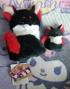 ちょコン九尾さま 狛狐 おこげ 2個セット