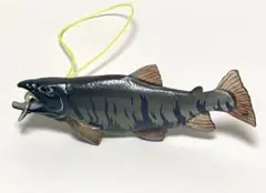 原色淡水魚ストラップ　サケ