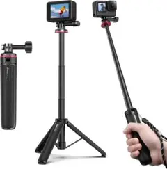 Ulanzi MT-72 GoPro用三脚 自撮り棒 ミニ 4段階伸縮 三脚