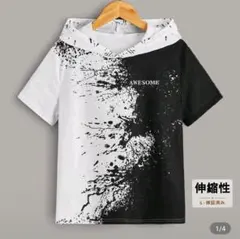 AWESOME スプラッシュプリント Tシャツ