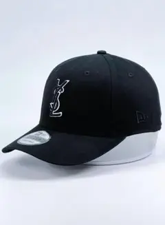 Yves Saint Laurent×ニューエラコラボキャップ 帽子ブラックKK