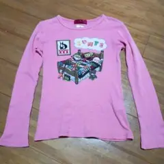 ヒステリック　HYSTERIC　長袖　ロンT　130サイズ　ピンク