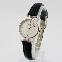 3879【新品電池】SEIKO　腕時計　セイコー　シルバー　ブラック　黒　銀