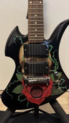 FERNANDES hideモデル SKULL ROSE-Jr. 薔薇髑髏 限定