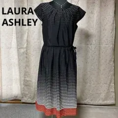 ☆ LAURAASHLEY ローラアシュレイ ワンピース　フレンチスリーブ