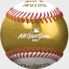 大谷翔平MLB2025ASG出場記念ローリングスGold/W記念ボール現地限定品