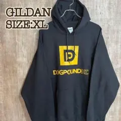 GILDAN ギルダン プルオーバーパーカー 黒 XL ビッグサイズ