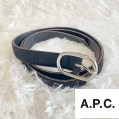 【美品】 A.P.C. ハラコ レザー ベルト フランス製 アニマル柄ハラコレザーベルト 【メール便対応不可】 レディース