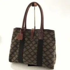 CELINE セリーヌ マカダム柄 トリオンフ キャンバス トートバッグ