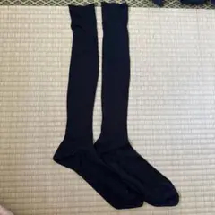 タビオ　ロングソックス　黒　未使用　26.5cm