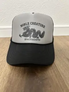 NOBLE CREATURE ドラゴン刺繍キャップ