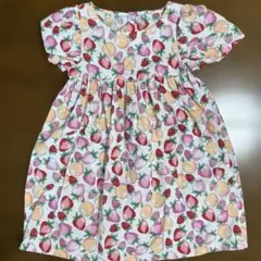お値下げしました！H&M フルーツ柄 半袖ワンピース 110cm