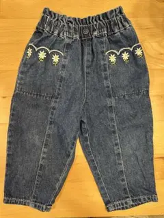 futafuta 刺繍付きデニムパンツ 80サイズ