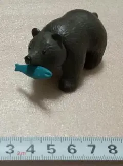 （レア）●首が回転するクマのおもちゃ（魚は着脱可能）
