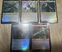 星の勇者、クラウド　プロモ　計5枚セット　mtg ff 流星マーク