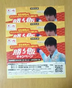 非売品 羽生結弦選手 サイン入りクリアファイル勝ち飯応援キャンペーン 味の素 勝ち飯』セット8弾 羽生結弦選手シルエットデザイン ペット
