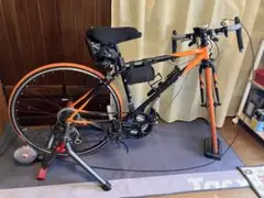 MINOURAバイクトレーナーセット　専用マット、前輪置き付き