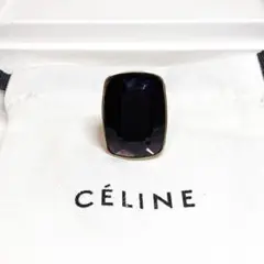 希少 CELINE オールドセリーヌ カラーストーン リング 指輪 ヴィンテージ