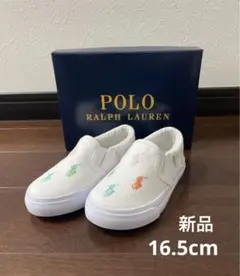 【新品】POLO RALPH LAUREN キッズ スニーカー スリッポン