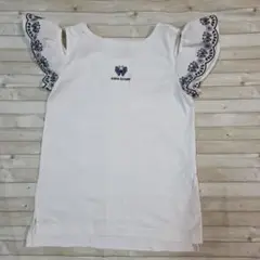 お値下げ　アナスイミニ　フリル袖 オフショルダーTシャツ 150cm