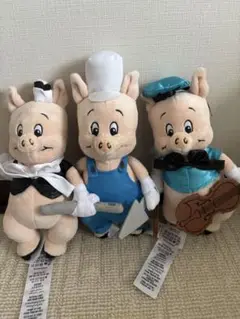 ディズニー　3匹の子ぶた　ぬいぐるみキーホルダー　ストラップ　Disney Disney - 三匹の子ぶたキーホルダーの通販 by のんたん's shop