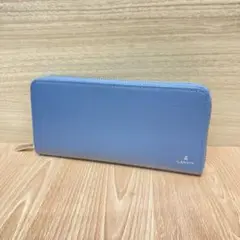 LANVIN ライトグレー　 長財布◇