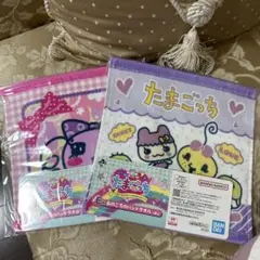 たまごっち　1番くじ　E賞　あのころのハンドタオル　２点セット