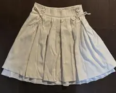 プリーツスカート ミニ丈 アイボリー 新品