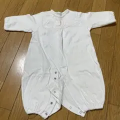 ホワイトロンパース 刺繍付き