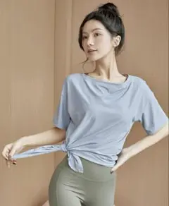 2wayオシャレトップス！ダンスの練習着やヨガ、ストレッチ、ピラティスにも✨