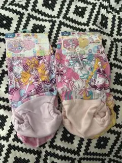 バンダイ プリキュア　アニメキャラクター柄 ショーツ 130cm 4枚