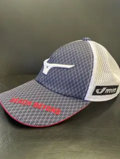 Mizuno メッシュキャップ ネイビー/ホワイト