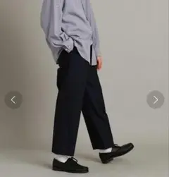 MOHAIR POPLIN WORK TROUSERS