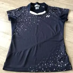 YONEX 吸汗速乾 M ネイビー 星柄シャツ