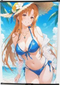 SOA 結城明日奈 アスナ　高品質・未開封　超大　タペストリー　②