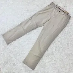 美品✨【UNIQLO】ユニクロ スリムフィットチノパン ベージュ W79 (M)
