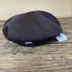 （K25517）★未使用★ ニューエラ ベレー帽 SMサイズ ブラウン