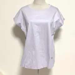 新品 ローズティアラ フレンチスリーブカットソー パープル 42