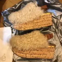 ファー サンダル クロエ 値下げ不可
