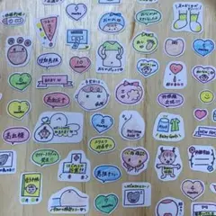 【New】マタニティフレークシール　母子手帳シール