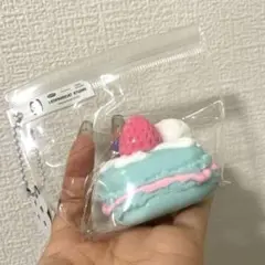 シリコンスクイーズ　水色マカロン　捏捏　タバスクイーズ