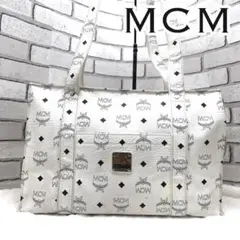 MCM エムシーエム ショルダーバッグ 白