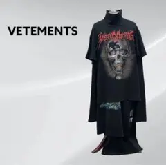 VETEMENTS - 希少 vetements スカルレイヤードドレスの通販 by 3