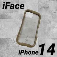 iFace iPhone14 バンパーフレーム ベージュ