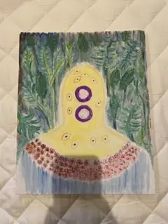 幻想的な生物の油絵