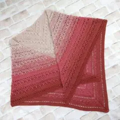 三角ショール　バレエ　155cm×70cm　ハンドメイド グラデーション