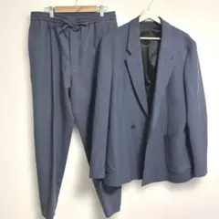 ZARAセットアップ ジャケット&パンツ メンズ EUR50 Lサイズ相当ブルー
