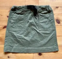 【GRAMICCI】グラミチ キッズマウンテンスカート オリーブ 110cm