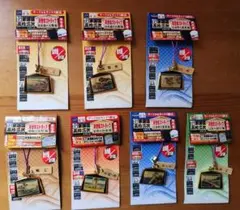 [歌川広重]浮世絵ストラップ 8個セット